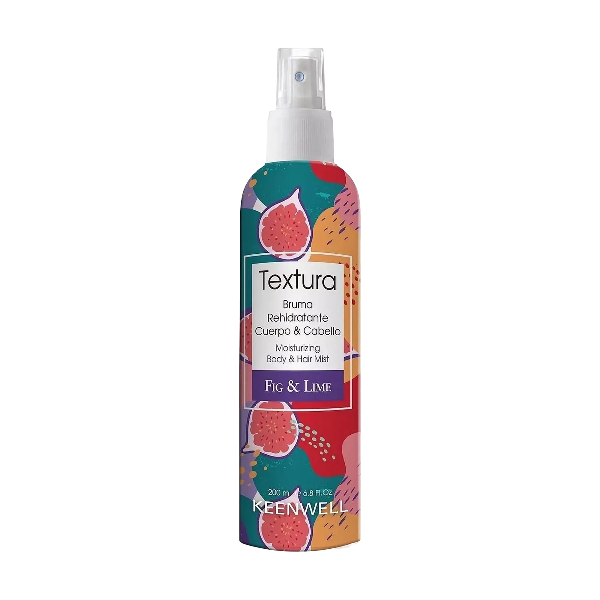 Спрей-міст для волосся та тіла Keenwell Textura Moisturizing Body Hair &amp; Mist Fig &amp; Lime, 200 мл